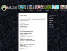 Tablet Screenshot of about.dopplerinteractive.com